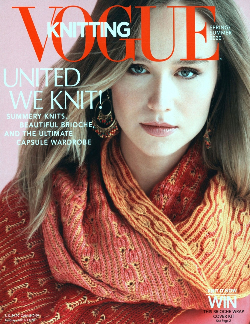 Vogue Knitting 03/2020 Spring-Summer схема вязания #6608